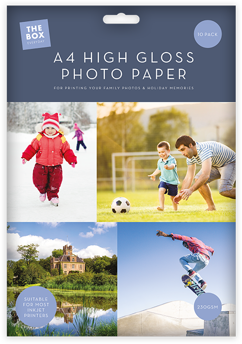 A4 High Gloss Photo Paper 10 Pack