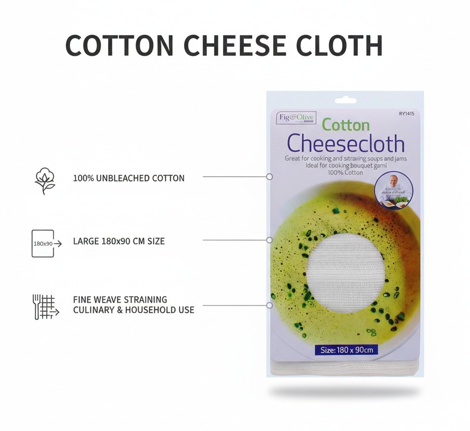 Cotton Cheese Cloth 100% Natural Unbleached - Image 4