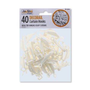 Curtain Track Glide Hooks 40 Pack