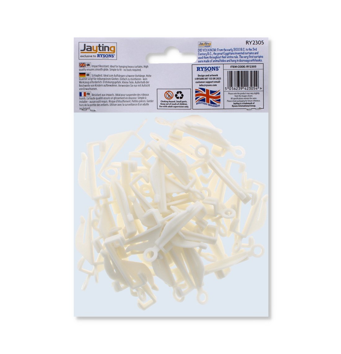 Curtain Track Glide Hooks 40 Pack - Image 6