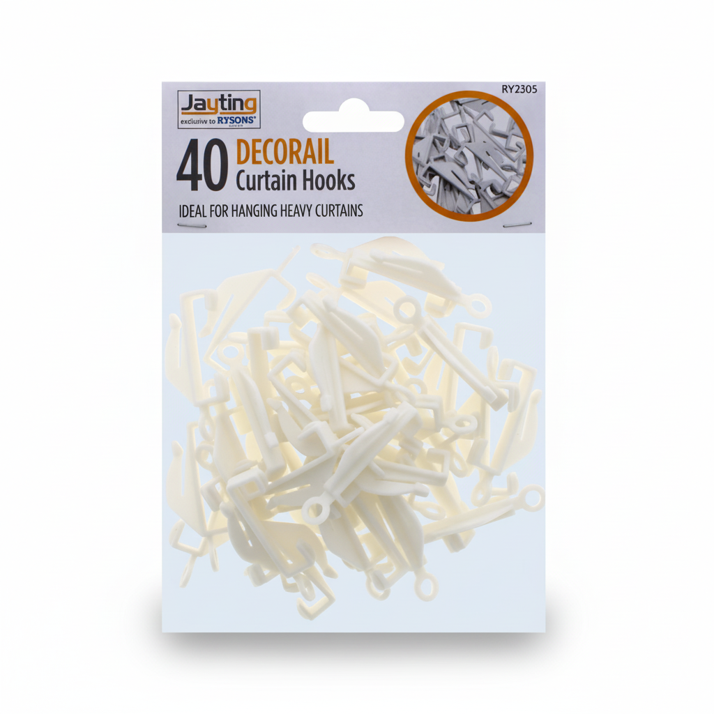 Curtain Track Glide Hooks 40 Pack - Image 7