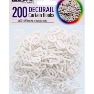 Decorail Curtain Hooks 200 Pack