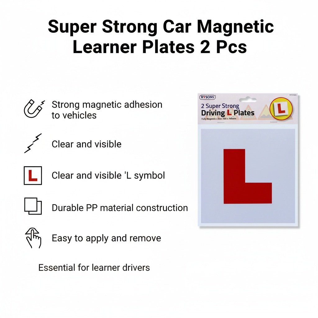 Magnetic L Plates 2 Pack - Image 2