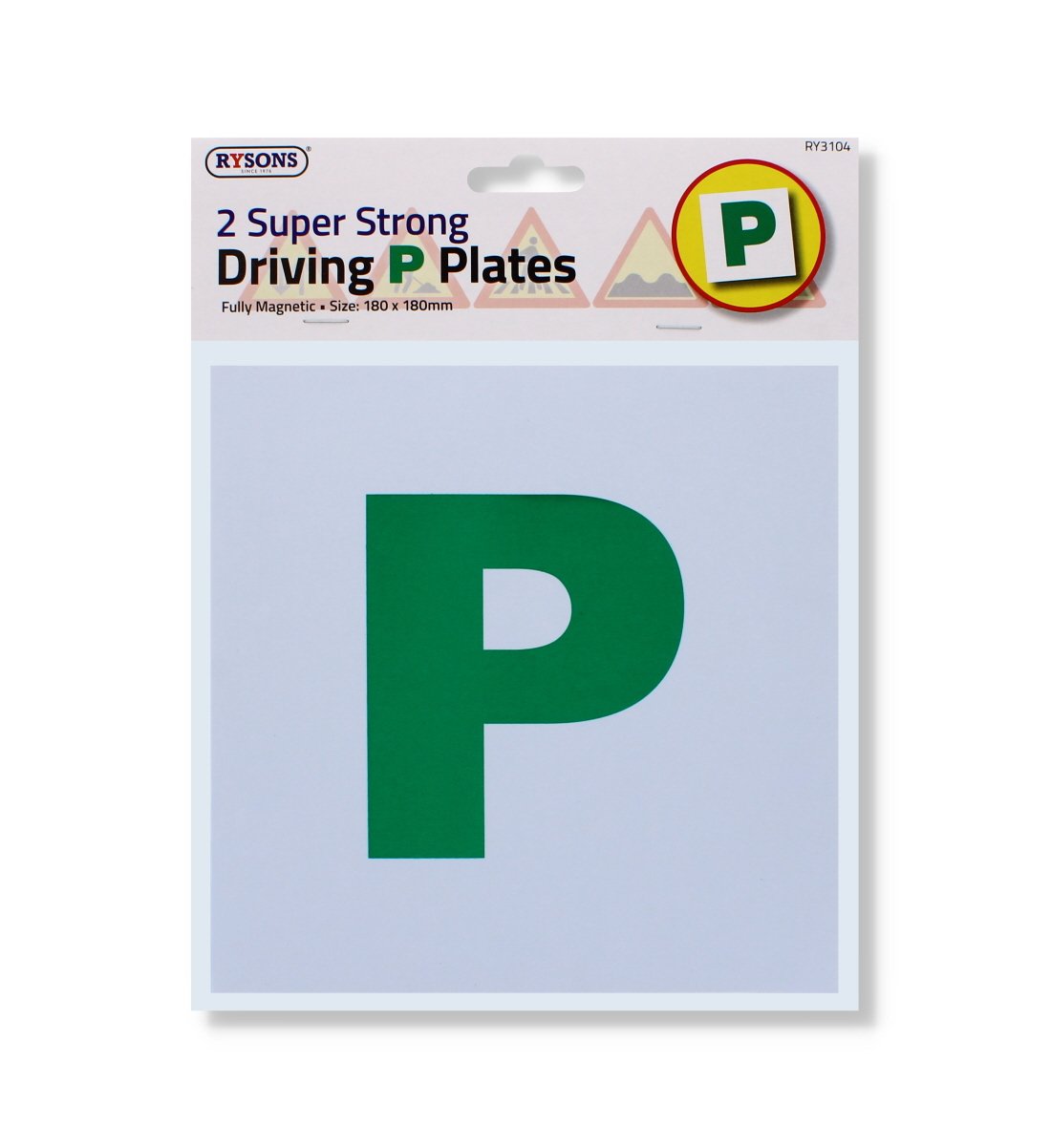 Magnetic P Plates 2 Pack for New Drivers