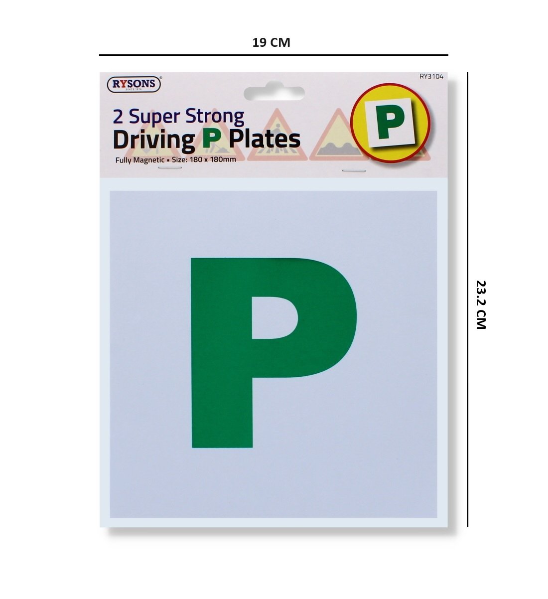 Magnetic P Plates 2 Pack for New Drivers - Image 7