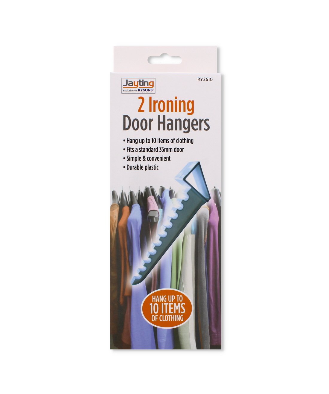 Over Door Ironing Hanger Hooks 2 Pack - Image 3