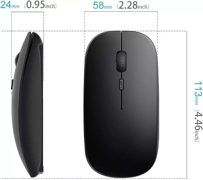 Slim Wireless Mouse 2.4GHz - Image 2