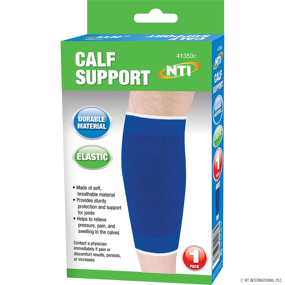 Elastic Knee Support Blue Breathable Compression Support Sleeve - Image 3