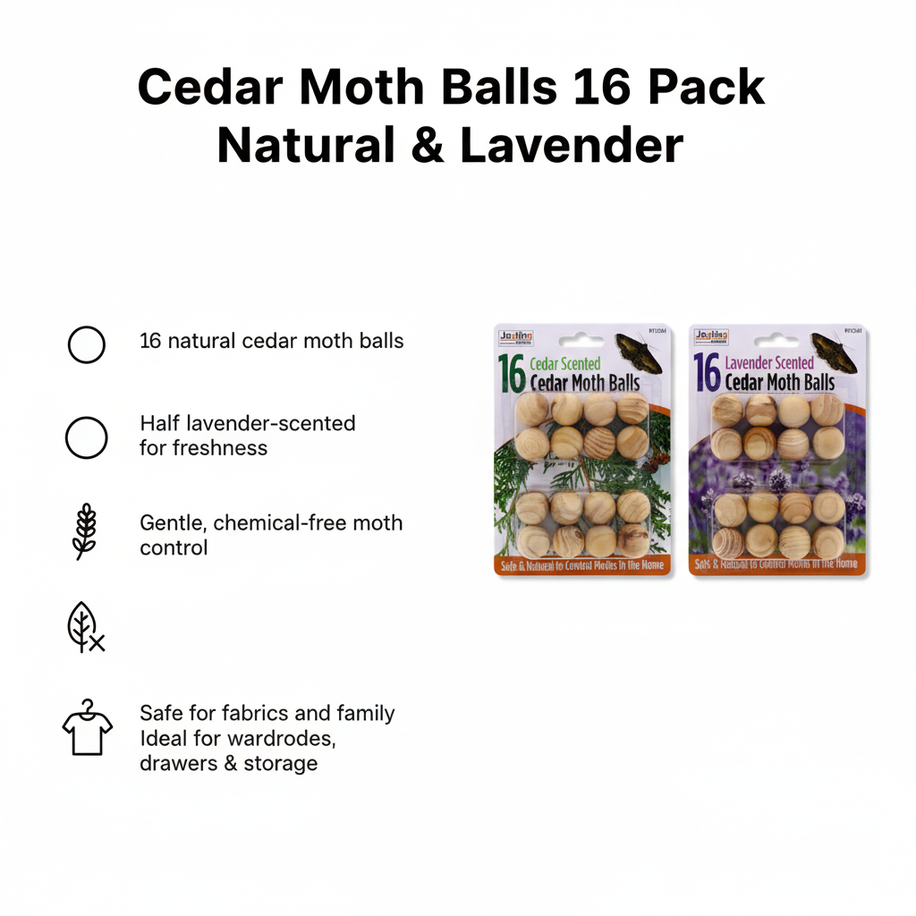 Cedar Moth Balls 16 Pack - Image 2