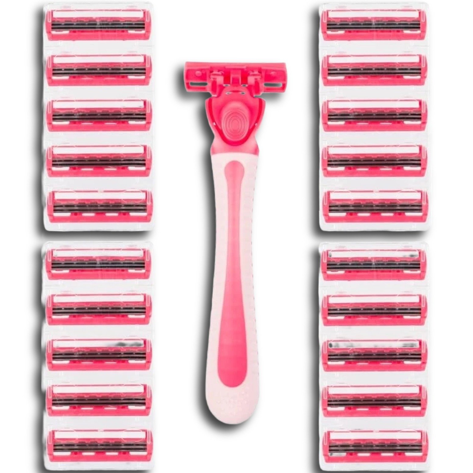 Ladies Razor 21 Pack Triple Blade Shaving Razor with Refills - Image 4