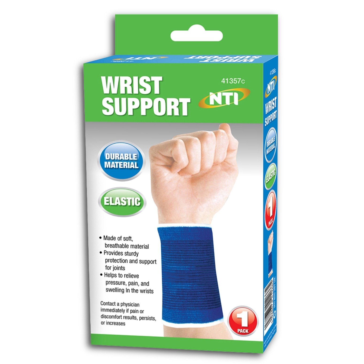 Elastic Knee Support Blue Breathable Compression Support Sleeve - Image 6